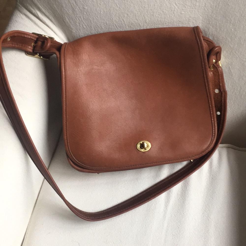 Vintage Coach Crossbody Saddlebag